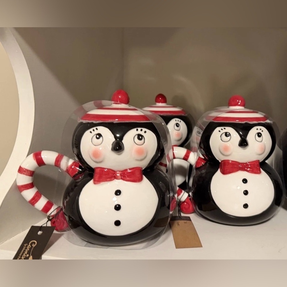 Johanna Parker penguin mugs bundle of 3